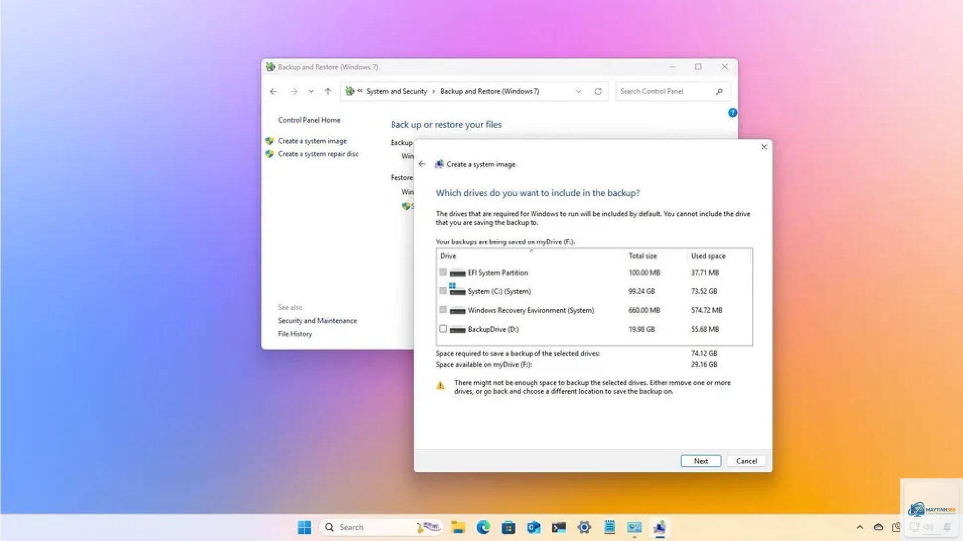 cách sao lưu hồ sơ người dùng windows 11 - Hình 3