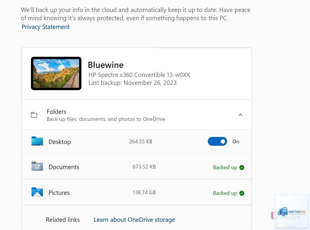 cách sao lưu tài khoản windows 11 - Hình 3