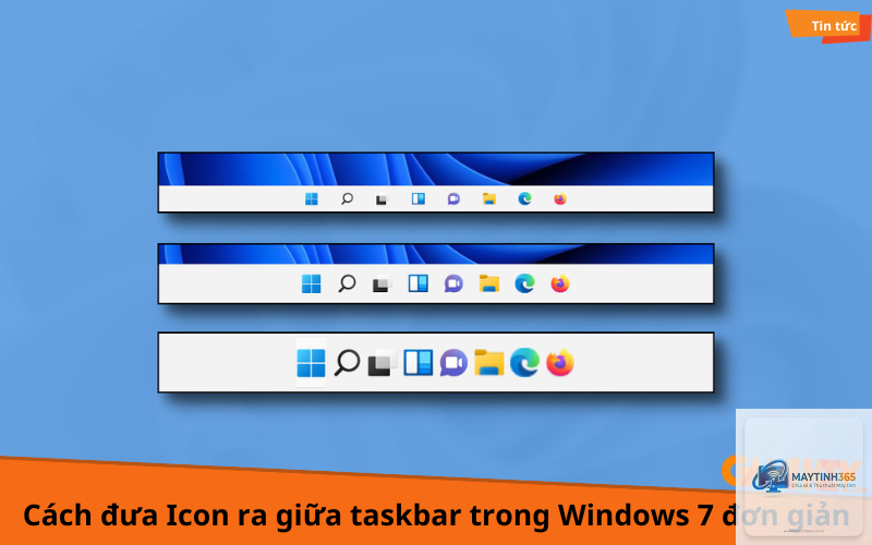 cách sắp xếp biểu tượng taskbar - Hình 4