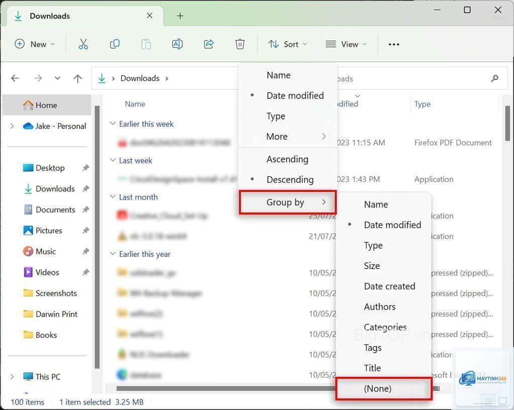 cách sắp xếp file theo tên - Hình 5