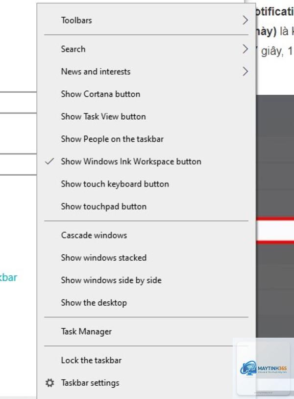 cách sắp xếp thông báo taskbar - Hình 3