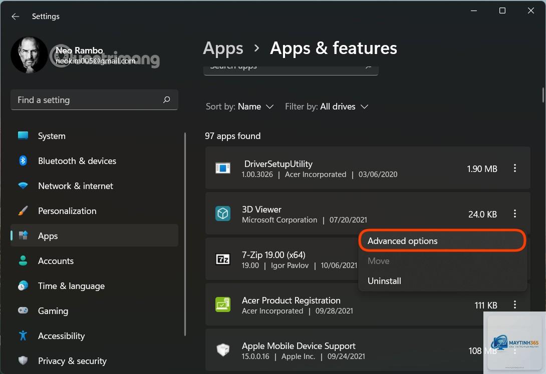 cách sử dụng apps settings windows 11 - Hình 4