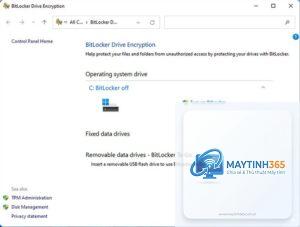 cách sử dụng bitlocker windows 11