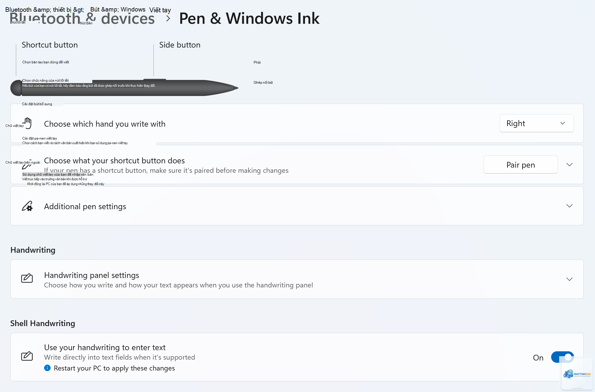 cách sử dụng bút trên windows 11 - Hình 4