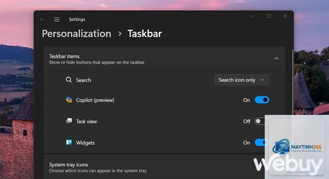 cách sử dụng copilot từ taskbar