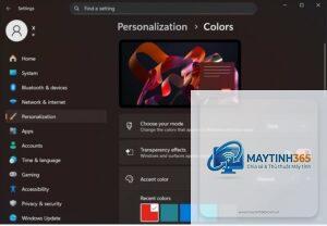 cách sử dụng dark mode cho start menu