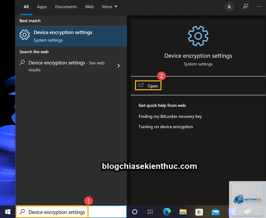 cách sử dụng device encryption - Hình 2