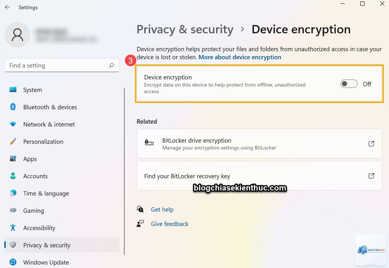 cách sử dụng device encryption - Hình 1