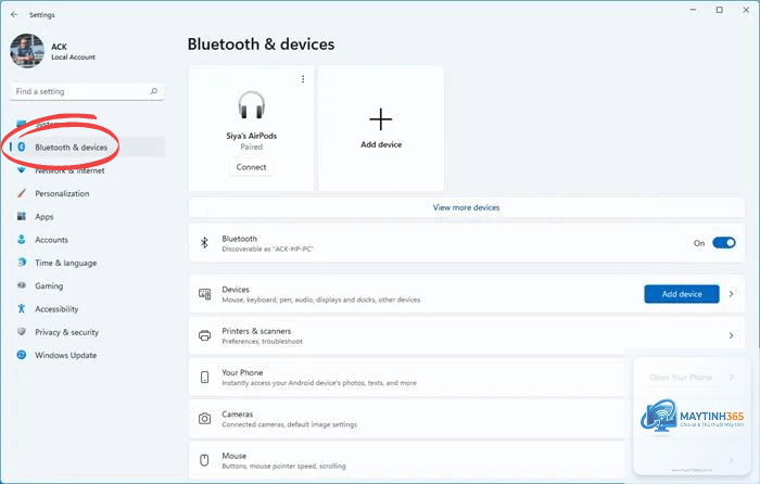 cách sử dụng devices settings windows 11 - Hình 5