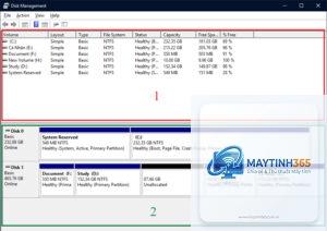 cách sử dụng disk management hiệu quả