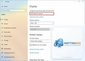 cách sử dụng display settings windows 11