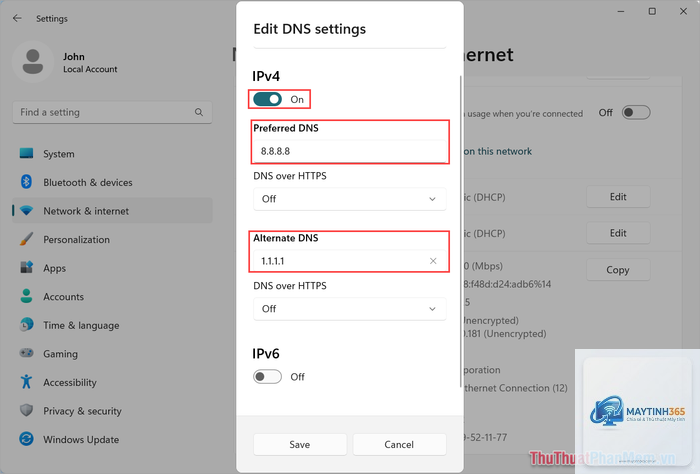 cách sử dụng dns cloudflare trên windows 11 - Hình 5