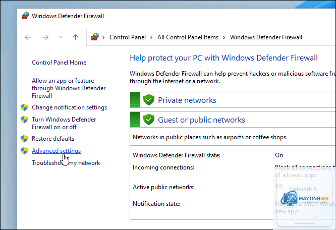 cách sử dụng firewall settings windows 11 - Hình 5