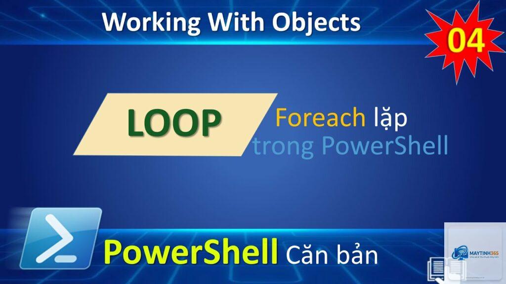 cách sử dụng foreach trong powershell