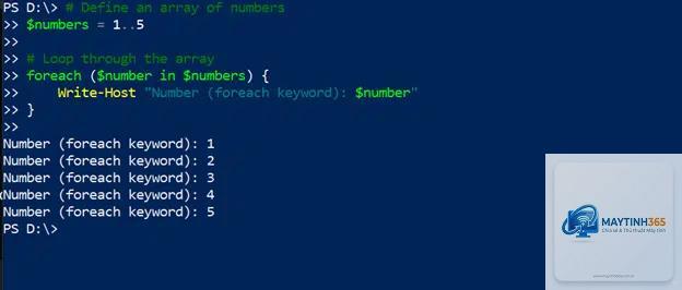 cách sử dụng foreach trong powershell - Hình 5