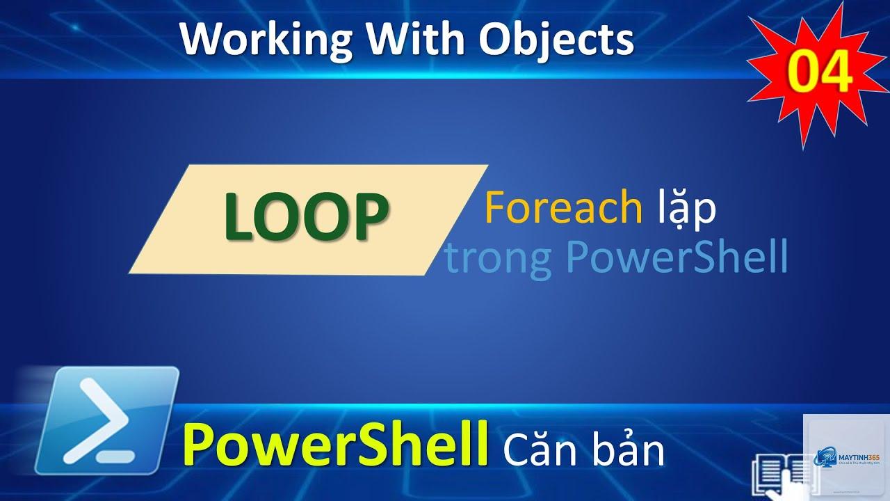 cách sử dụng foreach trong powershell - Hình 1