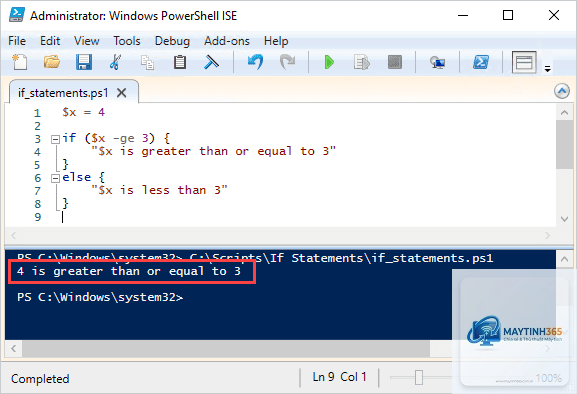 cách sử dụng if trong powershell - Hình 1