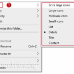 Hướng dẫn chi tiết cách sử dụng large icons view để tối ưu trải nghiệm quản lý tập tin cách sử dụng large icons view