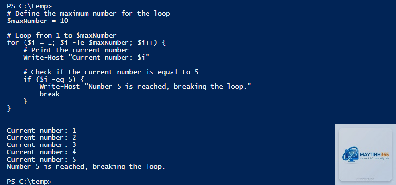 cách sử dụng loop trong powershell - Hình 2