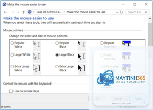 cách sử dụng mouse settings control panel