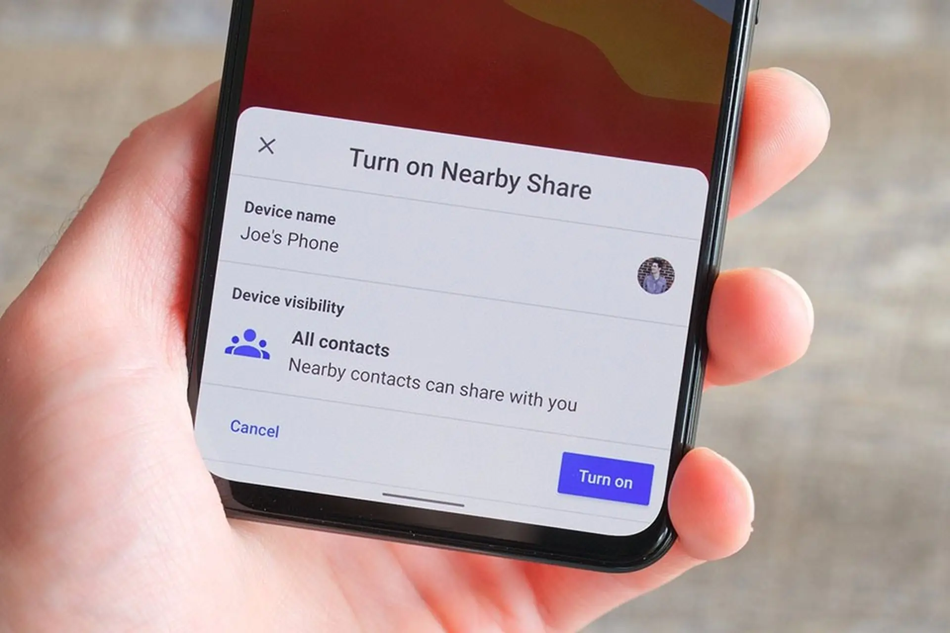 cách sử dụng nearby sharing - Hình 3