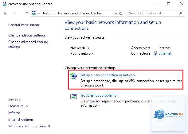 cách sử dụng network and sharing center - Hình 5
