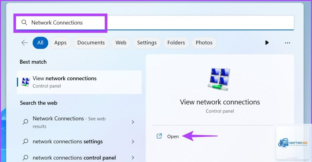 cách sử dụng network settings windows 11