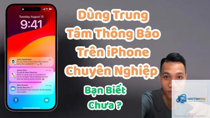 cách sử dụng notification center
