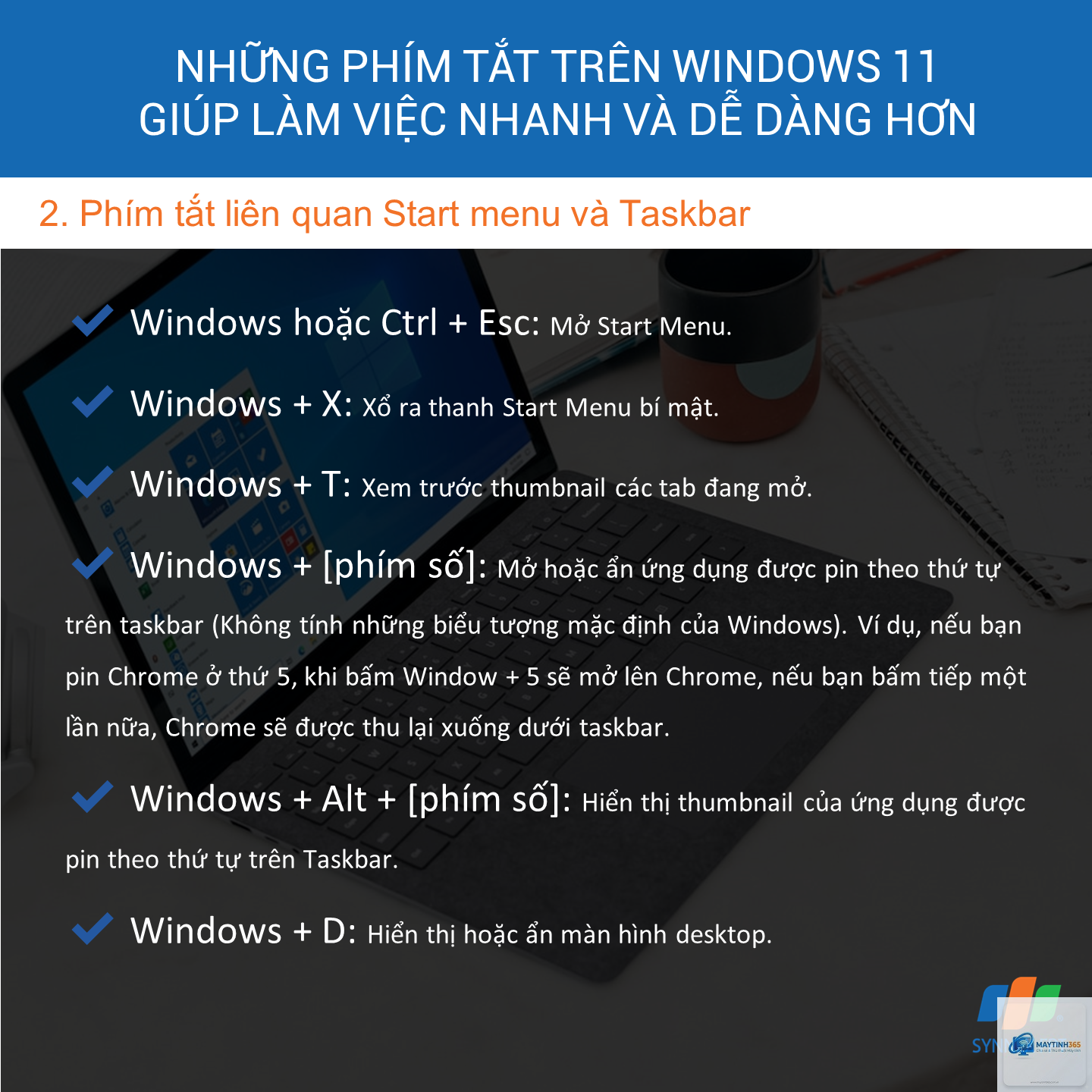 cách sử dụng phím tắt windows 11 - Hình 2