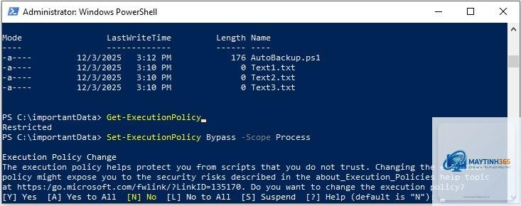 cách sử dụng powershell cho quản trị viên