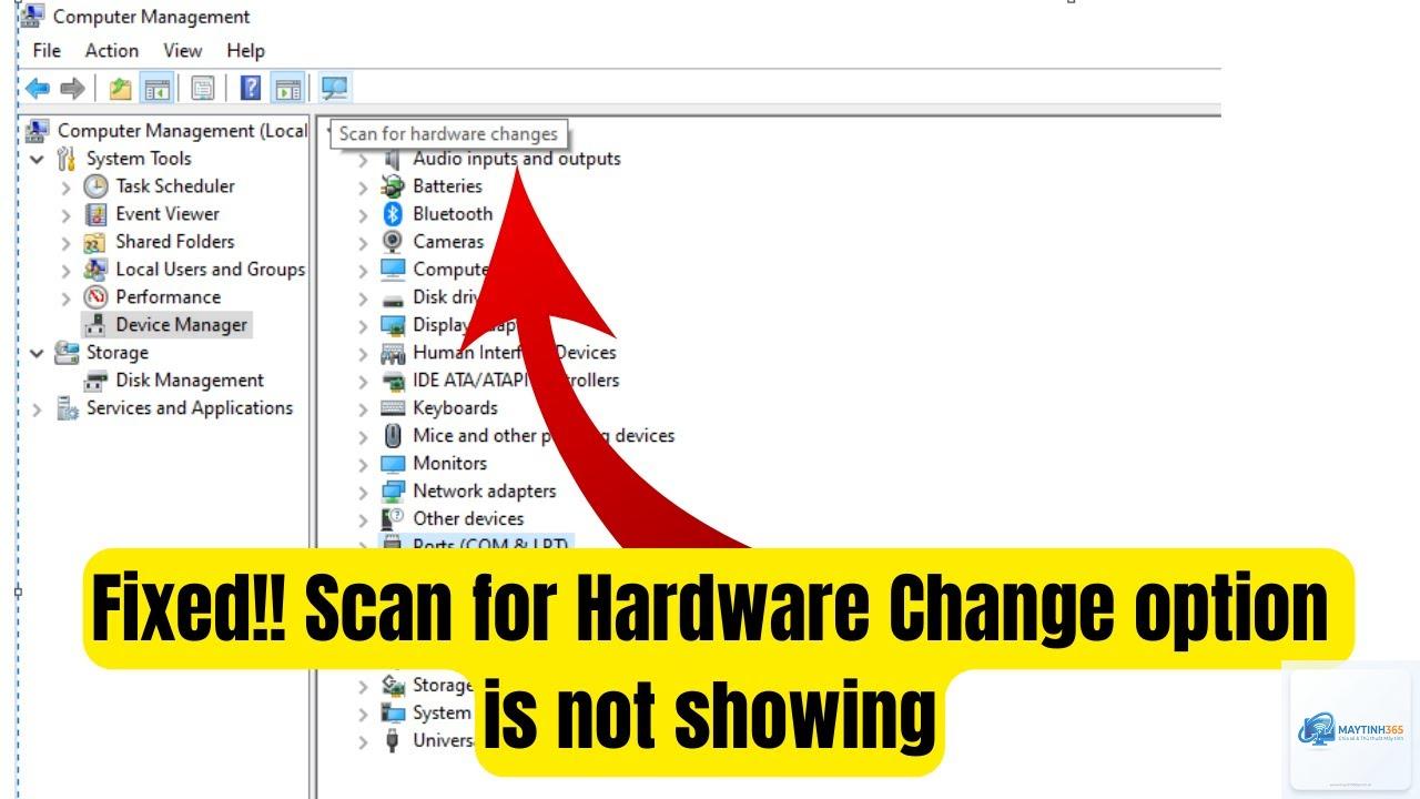 cách sử dụng scan for hardware changes - Hình 3