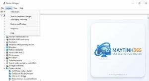 cách sử dụng scan for hardware changes