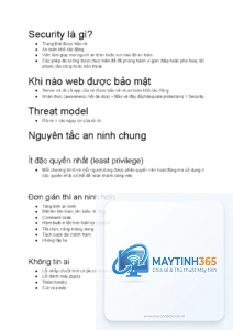 cách sử dụng security overview