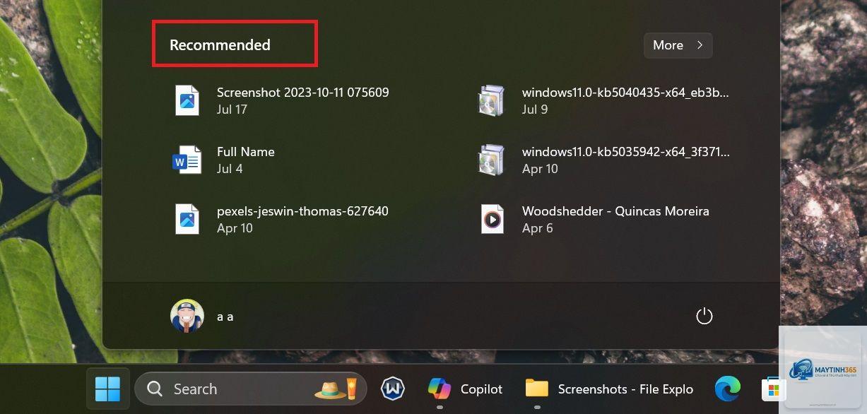 cách sử dụng start menu với copilot - Hình 3
