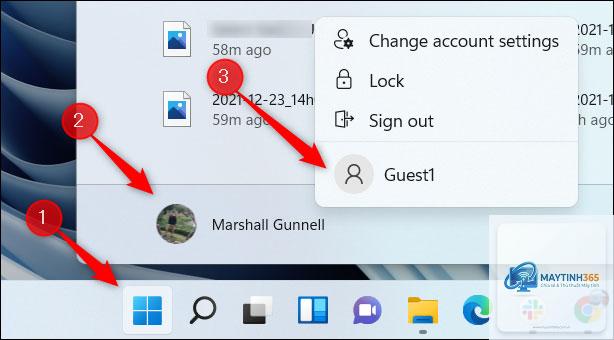 cách sử dụng switch user windows 11