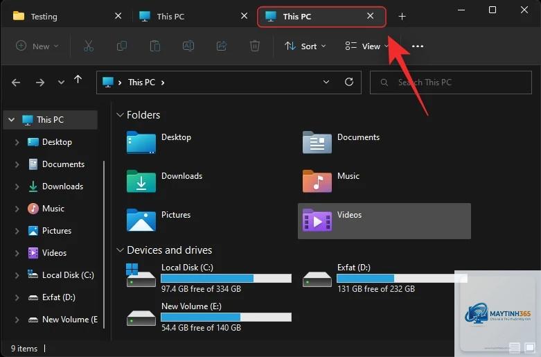 cách sử dụng tab trong file explorer - Hình 5