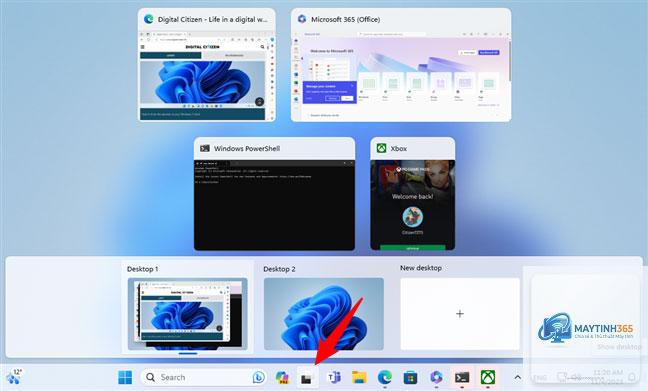 cách sử dụng task view trên taskbar - Hình 2