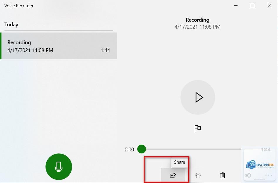 cách sử dụng voice recorder - Hình 2