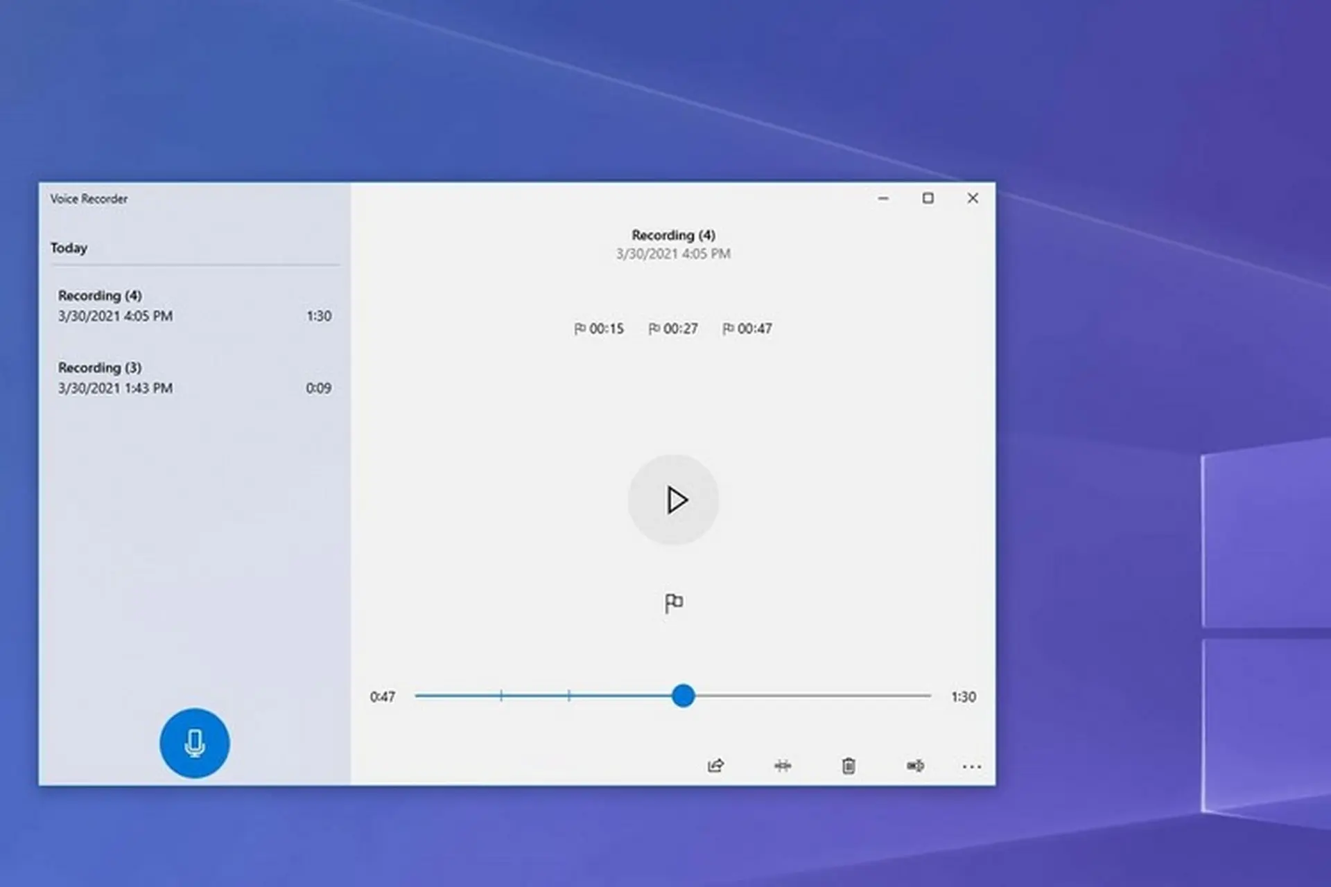 cách sử dụng voice recorder - Hình 1