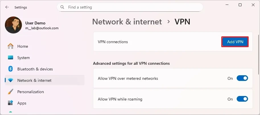 cách sử dụng vpn settings windows 11 - Hình 4