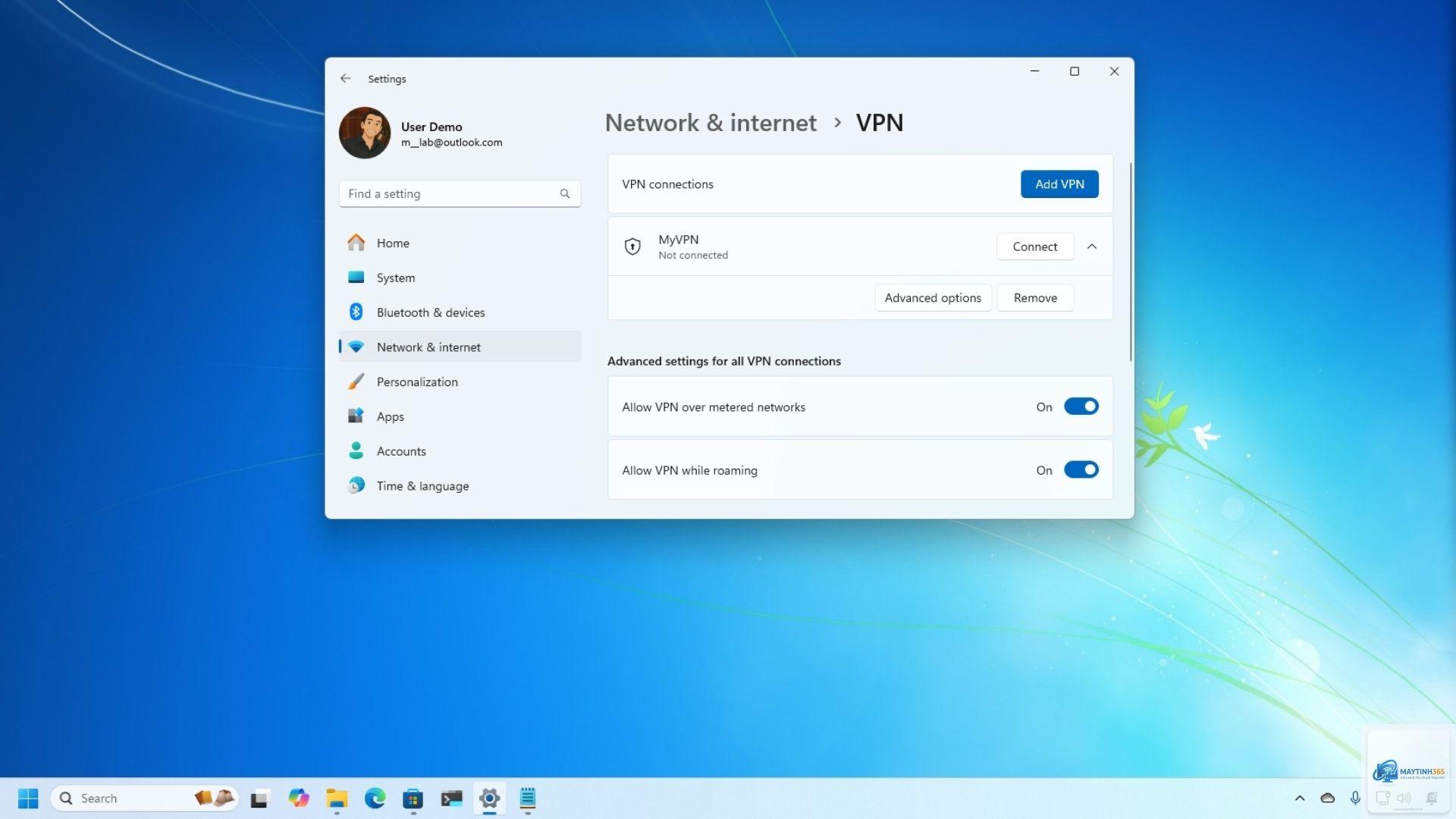cách sử dụng vpn settings windows 11 - Hình 5