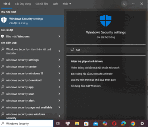 cách sử dụng windows security center