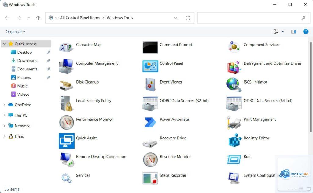 cách sử dụng windows tools