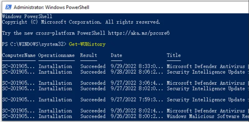 cách sửa lỗi update bằng powershell - Hình 3