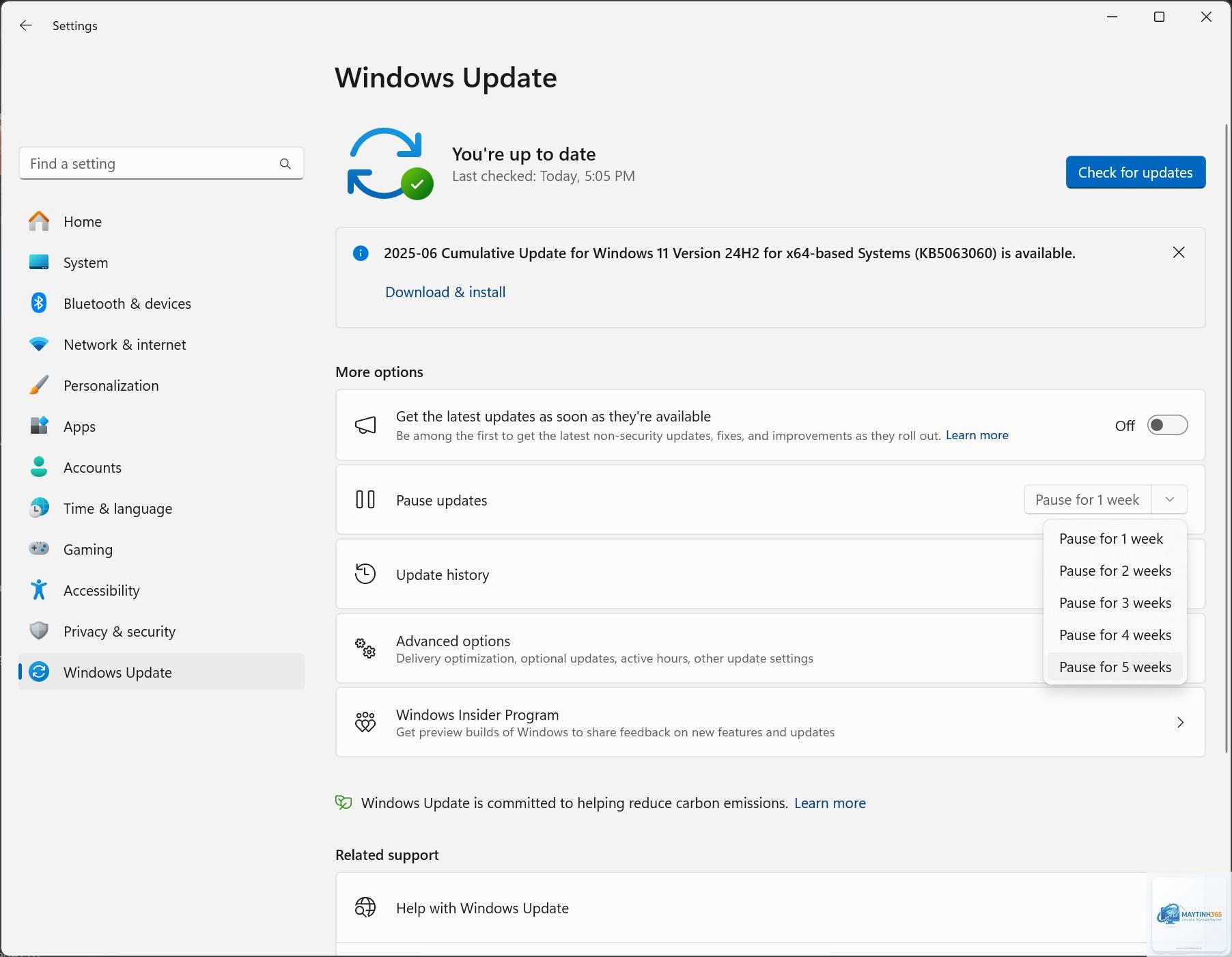 cách tạm dừng windows update - Hình 4