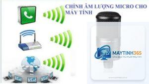 cách tăng âm lượng micro