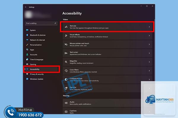 cách tăng kích thước chữ windows 11 - Hình 3