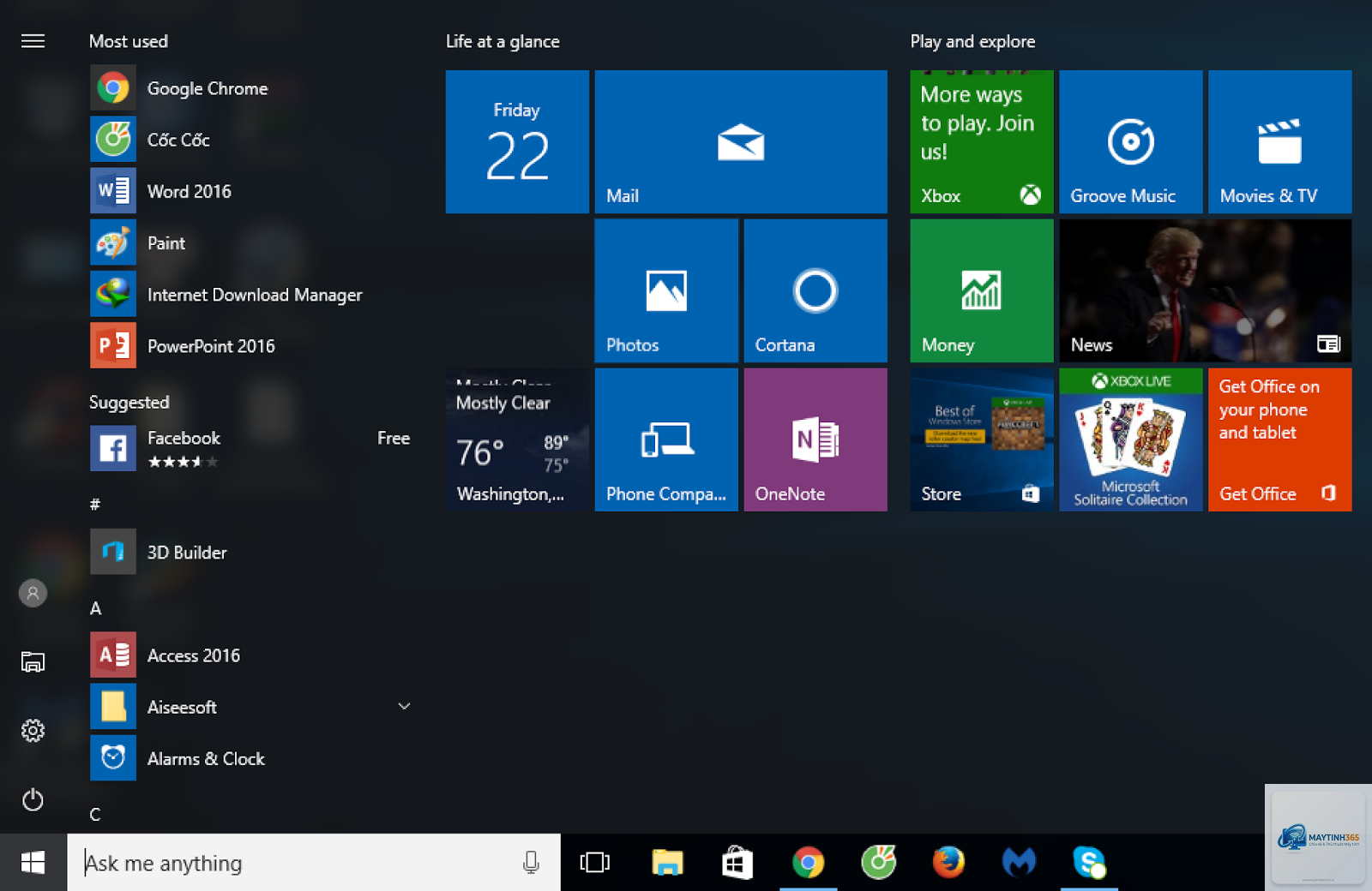 cách tăng tốc thao tác start menu - Hình 1