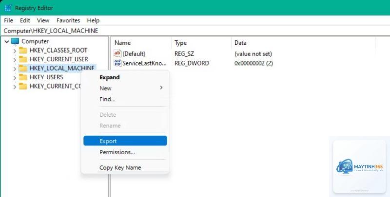 cách tạo bản sao registry - Hình 5