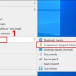 cách tạo file zip